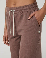 Halo Essential Wideleg Pant - Short | Sable Heather