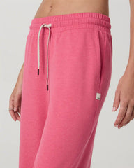 Halo Essential Wideleg Pant - Short | Sunset Pink Heather