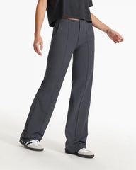 Womens Vuori Meta™ Wideleg Pant - Long | Charcoal