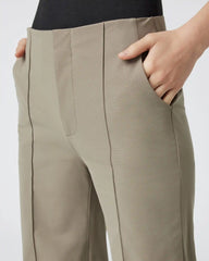 Womens Vuori Meta™ Wideleg Pant - Long | Taupe