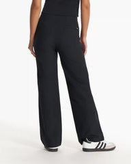 Womens Vuori Meta™ Wideleg Pant - Short | Black