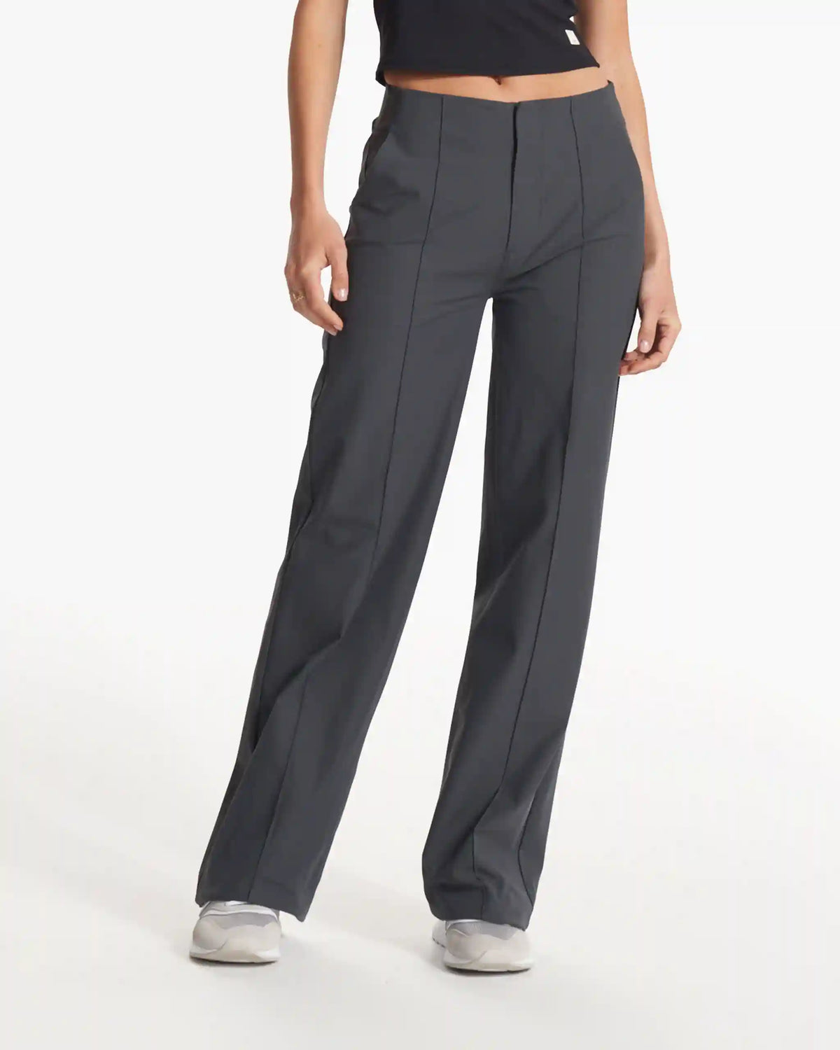 Womens Vuori Meta™ Wideleg Pant | Charcoal