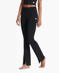 Lux Rib Split Bootcut | Black