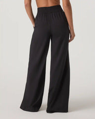 Villa Wideleg Pant - Long | Black