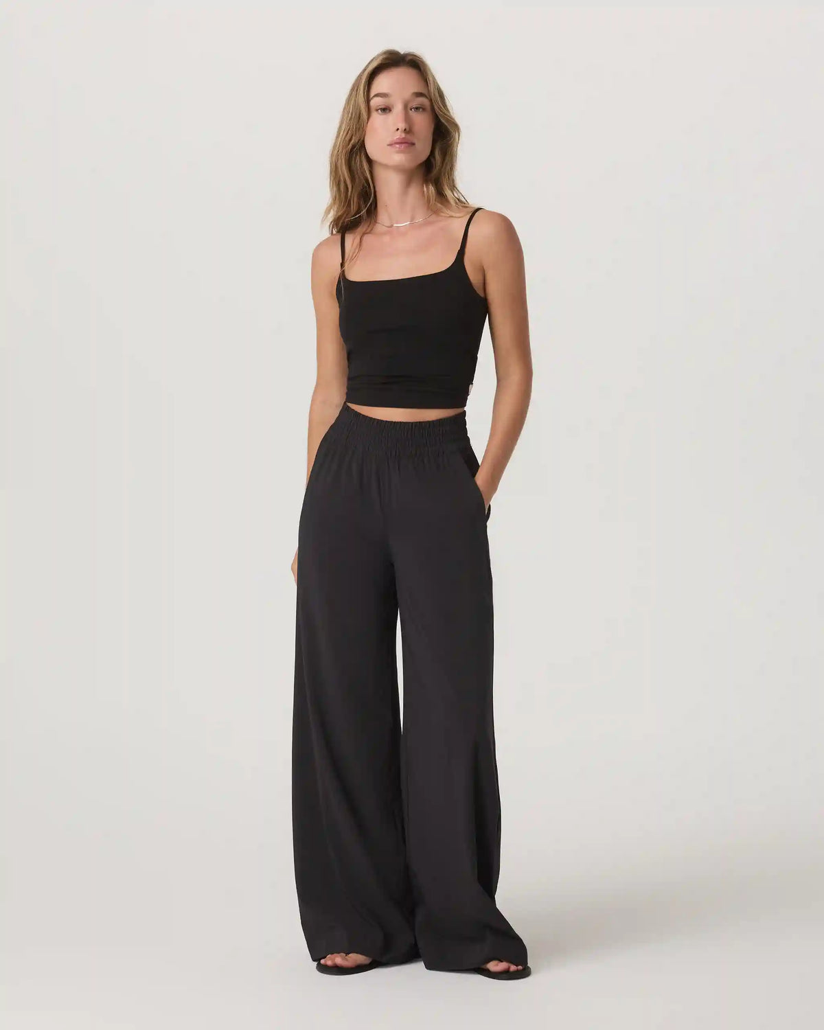 Villa Wideleg Pant | Black
