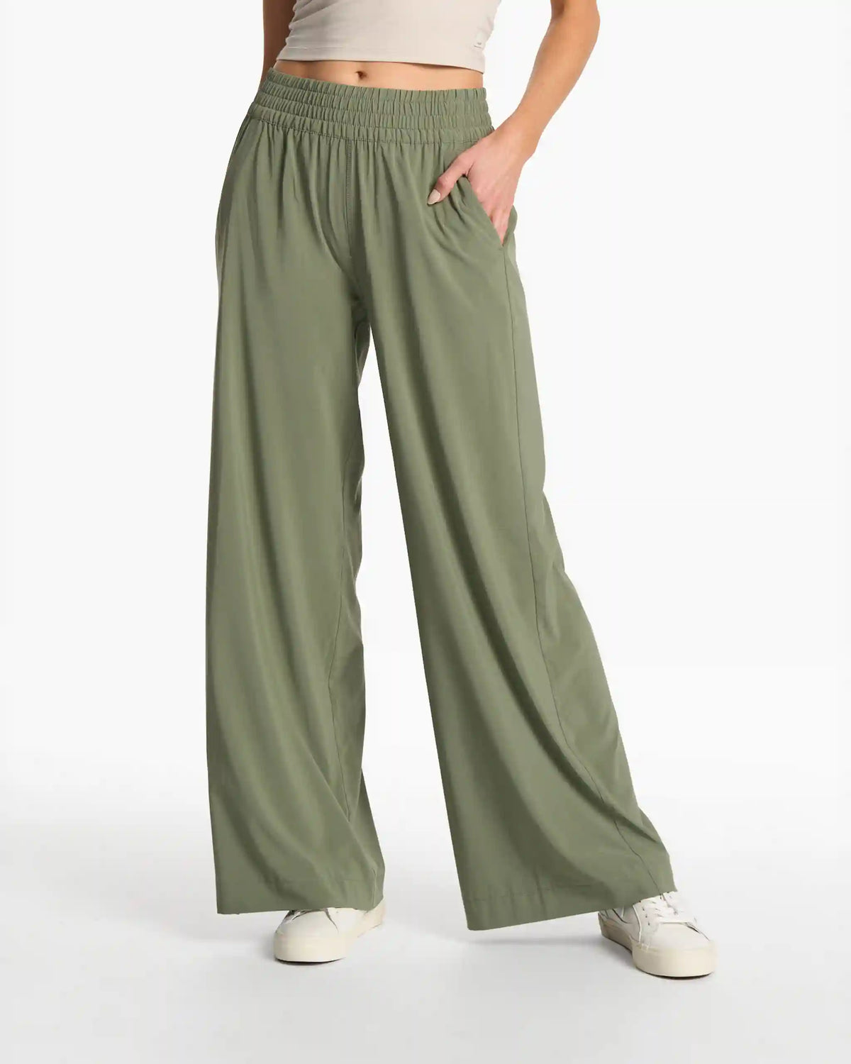 Villa Wideleg Pant | Pistachio