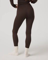 Textured Chilled Out Legging | Java Houndstooth
