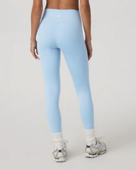 Inversion Rib Legging | Crystal Blue