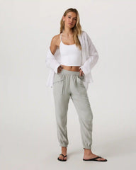 Trestles Twill Jogger | Talc