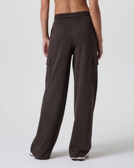 Halo Essential Cargo Wideleg | Dark Java Heather