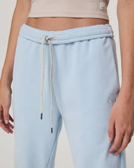 Sedona Straight Leg Sweatpant-Short | Crystal Blue