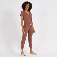 All Day Jumpsuit | Terracotta Heather