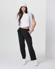Elevation Ankle Trouser | Black Heather