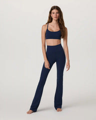 Vuori AllTheFeels™ Slim Flare - Short | Blue Coast