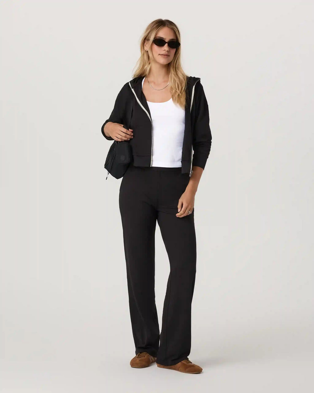 Halo Modern Straight Leg Pant-Long | Solid Black