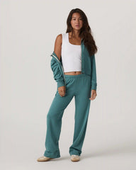 Halo Modern Straight Leg Pant-Short | Bluegrass Heather