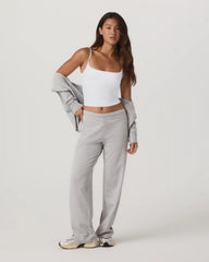 Halo Modern Straight Leg Pant-Long | Pale Grey Heather