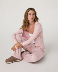 Halo Modern Straight Leg Pant | Vintage Rose Heather