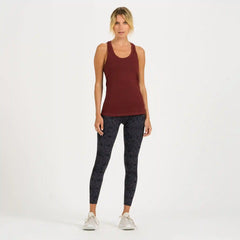 Studio Printed Legging | Charcoal Shibori