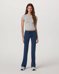 Halo Low Rise Slim Flare Pant | Blue Coast Heather