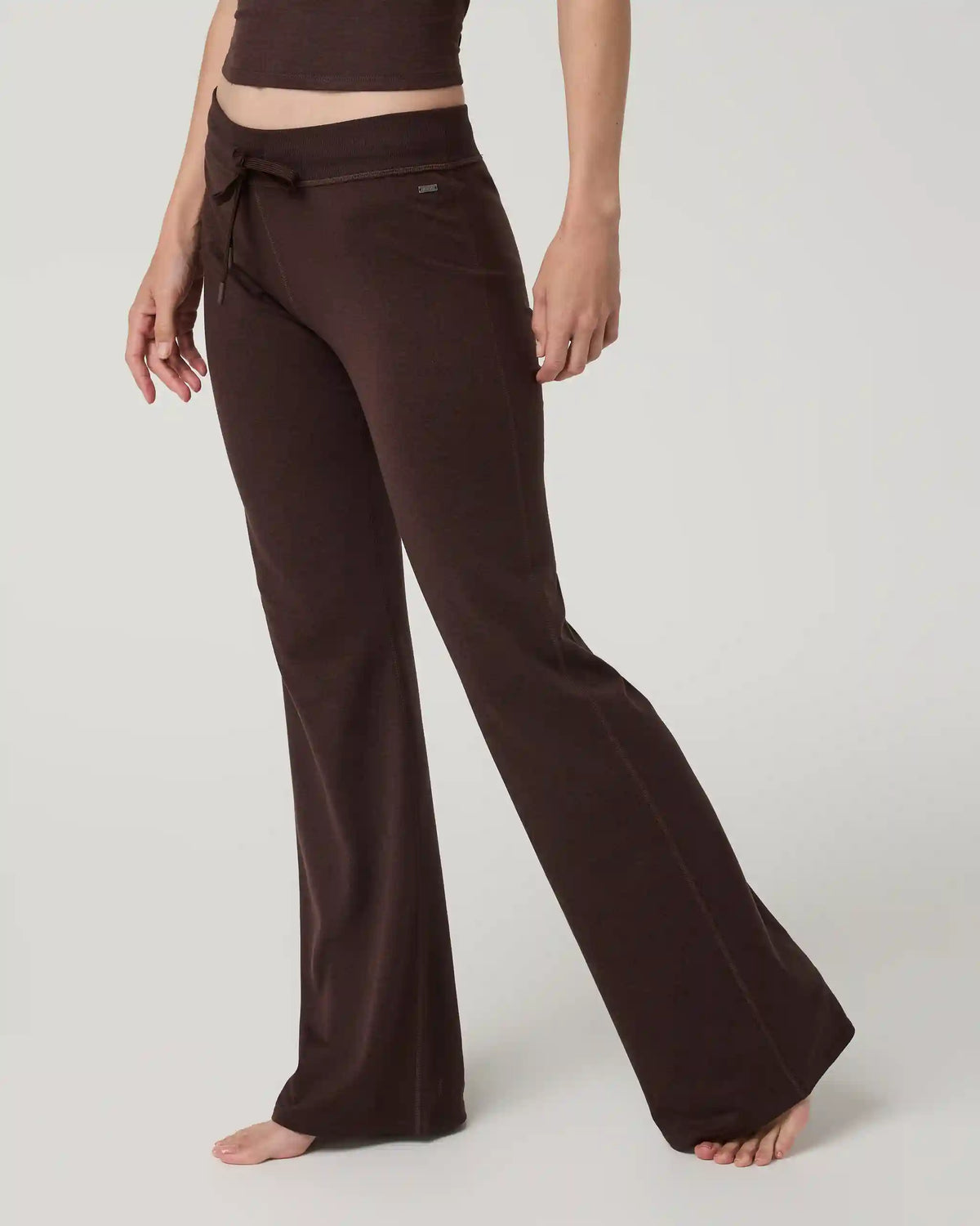 Halo Low Rise Slim Flare Pant | Java Heather