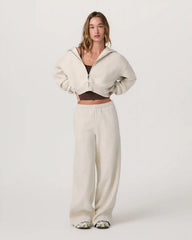 Restore Ultra Wideleg Sweatpant | Bone Heather