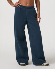 Restore Ultra Wideleg Sweatpant - Short | Ocean Blue