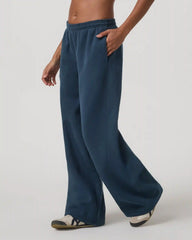 Restore Ultra Wideleg Sweatpant - Long | Ocean Blue