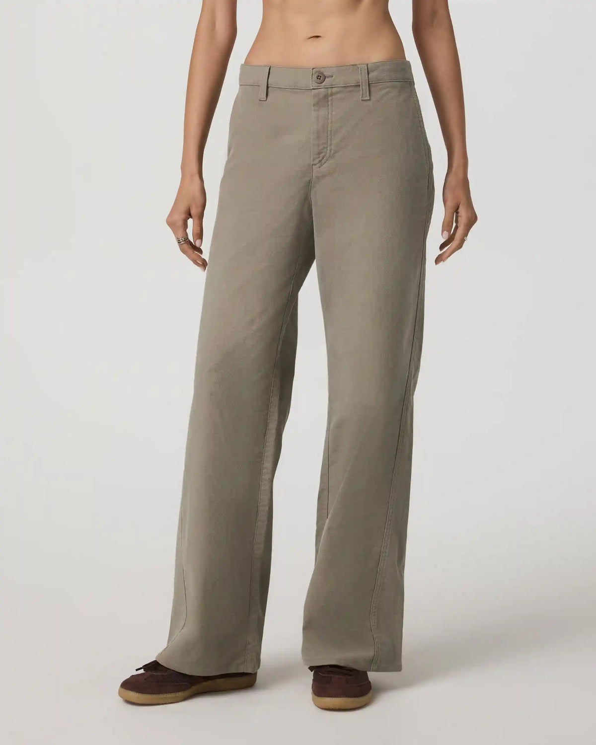 Telluride Twill Pant | Taupe