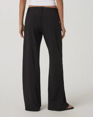 Villa Wideleg Trouser - Long | Black