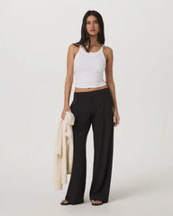 Villa Wideleg Trouser | Black