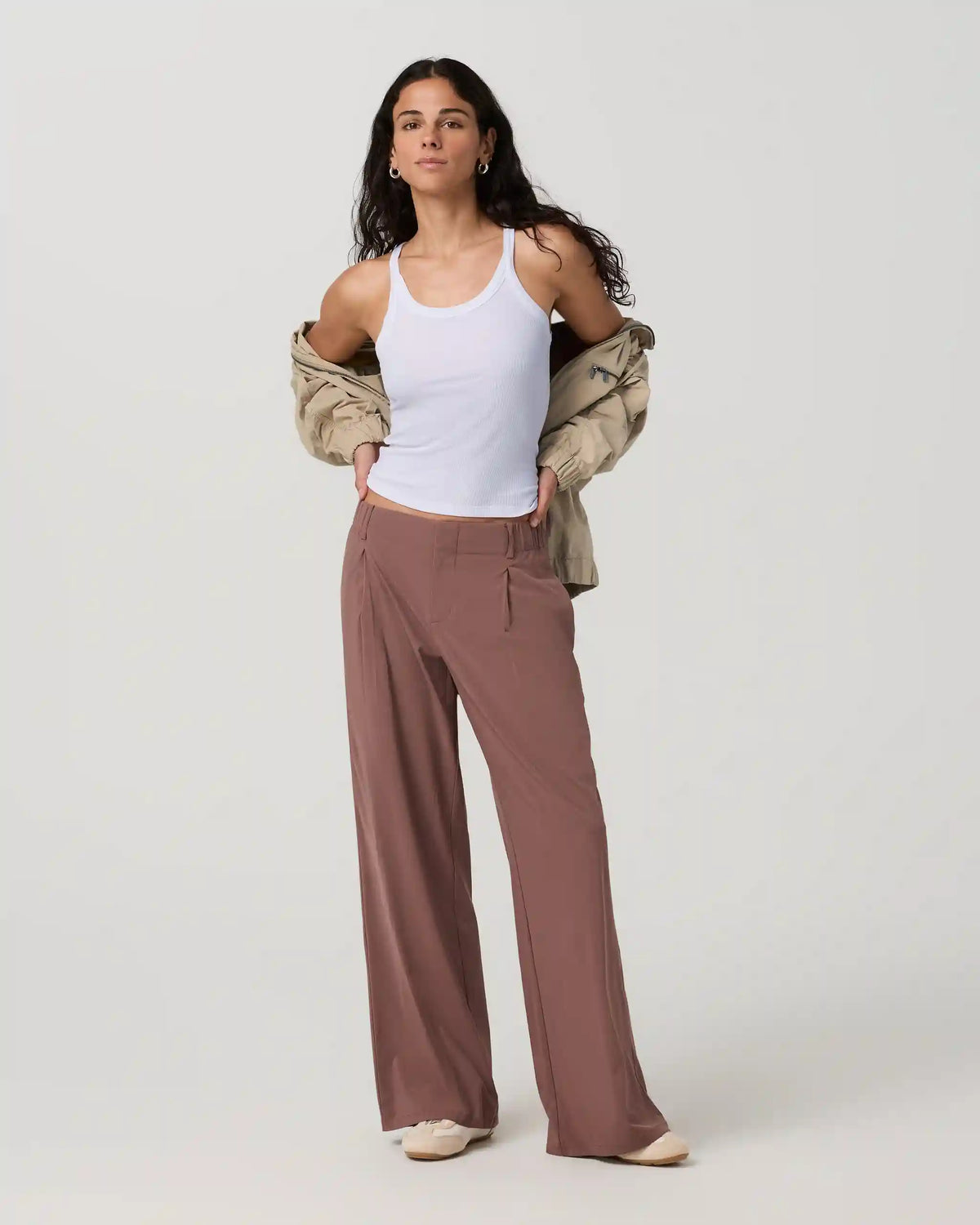 Villa Wideleg Trouser | Sable