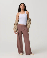 Villa Wideleg Trouser - Short | Sable