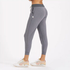 Lux Rib Performance Jogger | Heather Grey