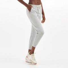 Lux Rib Performance Jogger | Pale Grey Heather