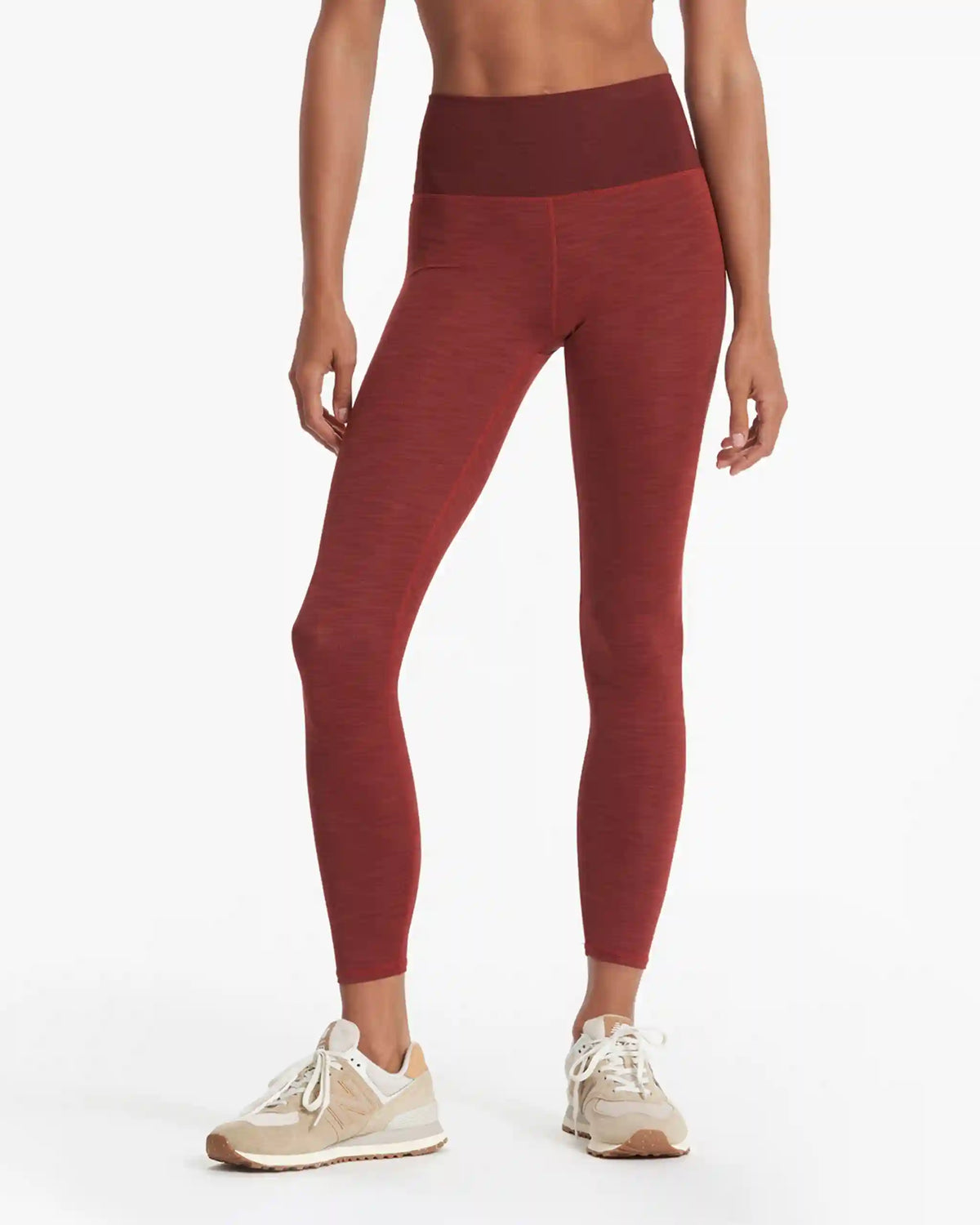 Lux Rib Studio Legging | Currant Heather