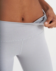 Lux Rib Studio Legging | Pale Grey Heather