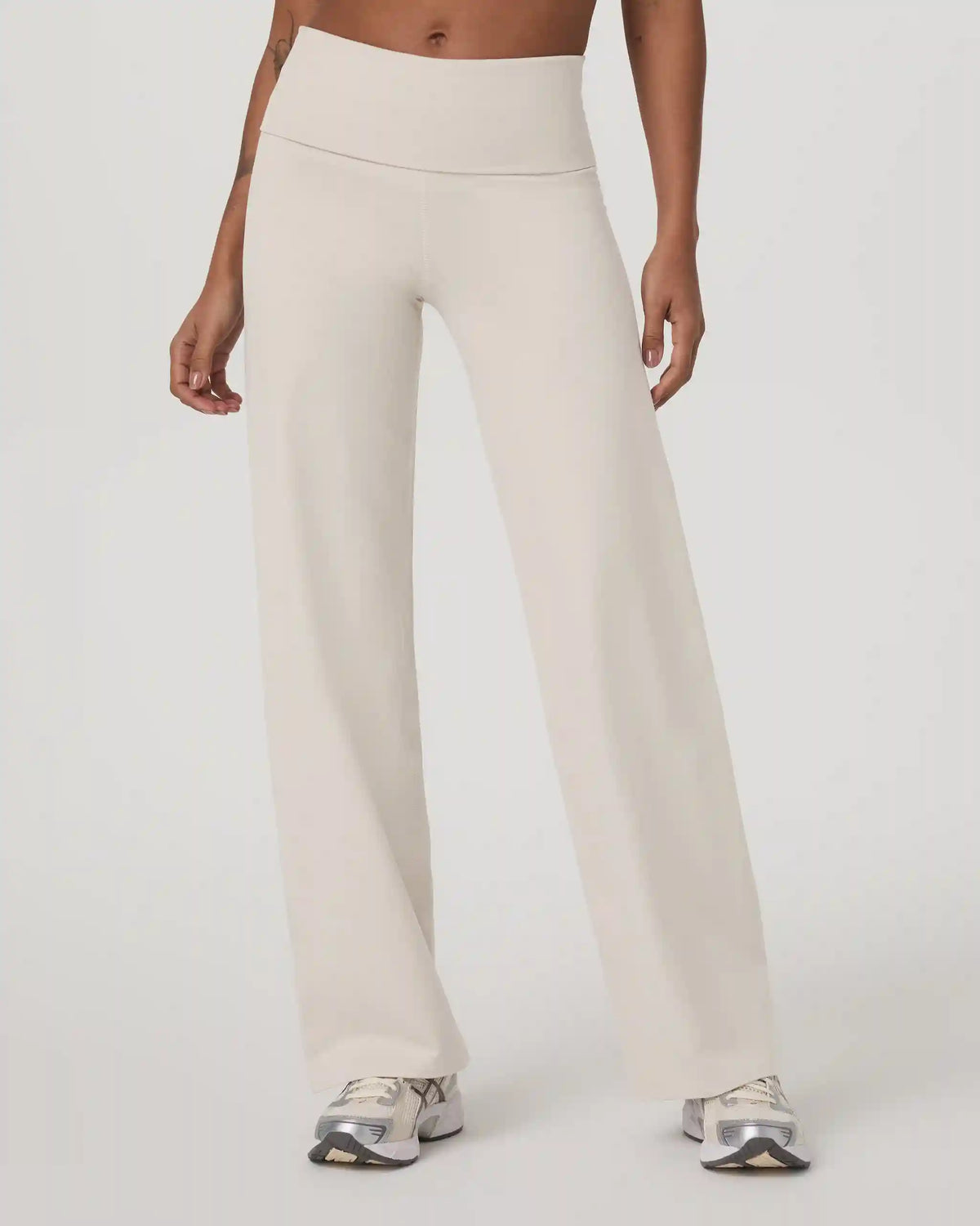 Granite Foldover Straight Leg | Oatmeal Heather