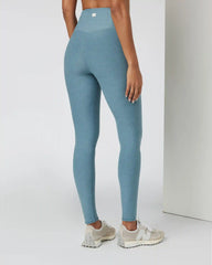 Clean Elevation Legging - Long | Smoke Blue Heather