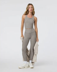 Clean Elevation Legging - Short | Cobblestone Heather