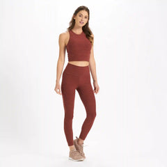 Clean Elevation Legging | Brick Heather