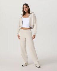 Restore Straight Leg Sweatpant-Short | Bone Heather