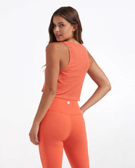 Cove Crop Tank | Grapefruit
