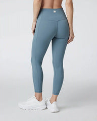 Studio Pocket Legging-Short | Smoke Blue