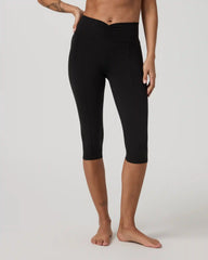 Vuori AllTheFeels™ Shirred Crop | Black