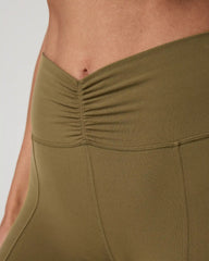Vuori AllTheFeels™ Shirred Crop | Saguaro