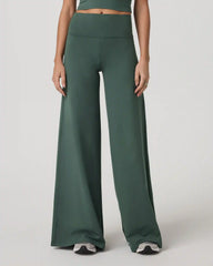 Halo Easy Wideleg Pant - Short | Agate Green