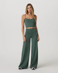 Halo Easy Wideleg Pant | Agate Green
