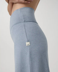 Halo Easy Wideleg Pant - Long | Coastal Fog Heather