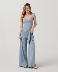 Halo Easy Wideleg Pant | Coastal Fog Heather